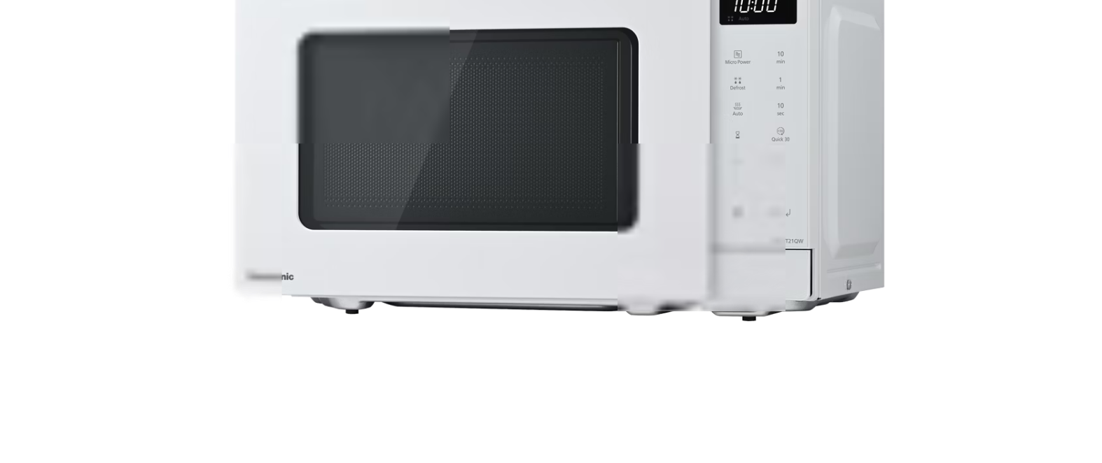 Panasonic 20l Compact Microwave Oven - White thumbnail image