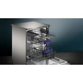 Siemens iQ300 Free-standing dishwasher 60 cm Silver inox