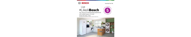 Bosch 5 Year Warranty - Freestanding