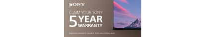 Sony 5 year Warranty 